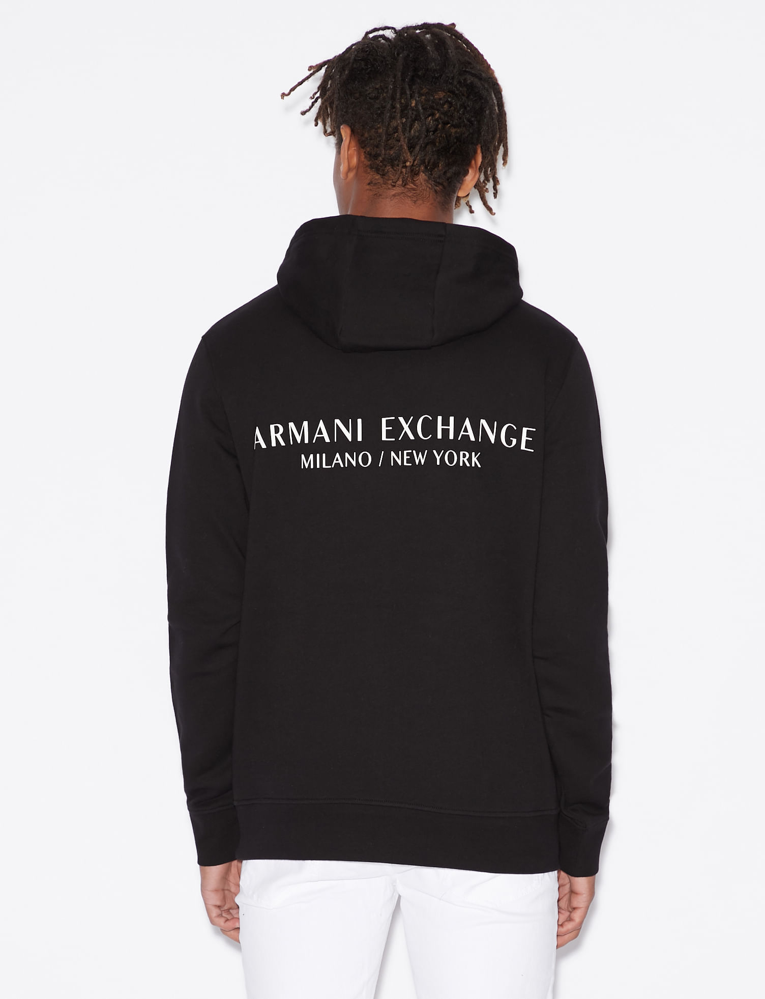 Armani Exchange Sudadera Con Capucha 8nzm94 zjkrz Negro L Hombre